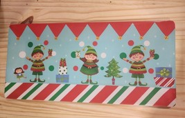 Elf Elves Holiday Christmas serving platter New!! Cute 3 Elves! - £6.62 GBP