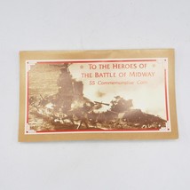 1992 Marshall Islands 5 Dollars Heroes of Battle of Midway Commemorative... - $14.84