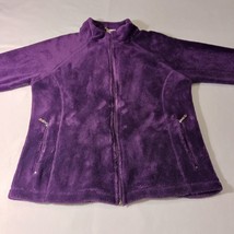 Danskin Now DN8634845 Women's Purple Full Zip Pocket Fleece Jacket Size L(12/14) image 6