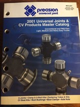 2001 Precision Universal and CV joint catalog - $23.99