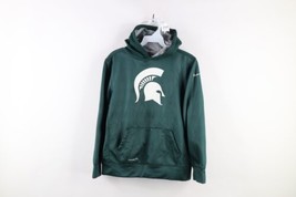 Nike Therma Fit Boys Large Michigan State University Hoodie Sweatshirt Green - £31.03 GBP