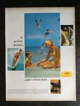 Vintage 1965 Eastman Kodak Company Spanish Espanol Full Page Original Ad - 721c - £5.22 GBP