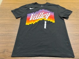 Devin Booker Phoenix Suns  &quot;The Valley&quot; Nike City Edition Black Shirt - Medium - £16.05 GBP
