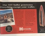 Hornady Bullets Print Ad Advertisement pa14 - $5.93