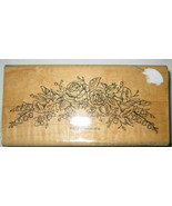Stampin Up 1998 Summer Spray Stamp Rose Violets Morning Glory Floral Swa... - $21.07 CAD