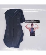 ADJUSTABLE BACK BRACE POSTURE CORRECTOR FOR PAIN RELIEF XX-LARGE BLACK -... - $251.30 MXN