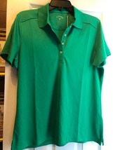 Nwt Ladies Callaway Green Short Sleeve Polo Golf Shirt - L &amp; Xxxl - £27.49 GBP