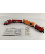 Bachman Electric Train Set Santa Fe Engine Caboose Cars HO Scale Vintage... - $101.25 CAD