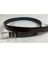 Lanvin Double Calfskin Cowhide Leather Men’s Belt - 100/40 - Made In France - $14.84