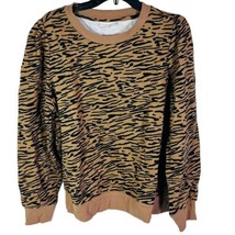 Charter Club Puffed-Shoulder Tiger-Print Sweatshirt Multiple Colors Size XL - £20.74 GBP