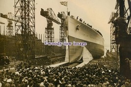 rs1076 - Launching of Royal Navy Warship - HMS Prince of Wales - print 6x4&quot; - £2.20 GBP