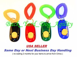 Dog Click Button Trainer, Obedience Training Aid &amp; Guide, Clicker, Cat, ... - $5.99