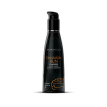 Wicked Aqua Cinnamon Bun Water Based Lubricant 4 oz. - £20.13 GBP