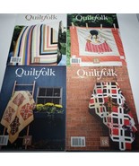 Lot of 4 Quiltfolk Magazine Issues 11 13 17 18 S. Calif Minnesota Conn I... - £47.91 GBP