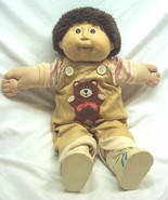 VINTAGE 1983 Cabbage Patch Kids BROWN HAIR KID OVERALLS 17&quot; Plush Stuffe... - $236.95 CAD