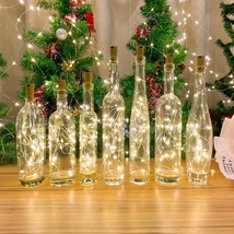 Fairy Lights Wine Bottle Corkscrew LED Party Decoration Multi Warm Cold ... - $3.81