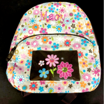 EUC 31 Thirty-One Organizing Backpack Laptop Diaper Preschool Bag Floral Macy - £17.49 GBP