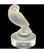 Lalique Crystal Glass Frosted Turtle Dove Signed Paperweight France Clea... - $70.13