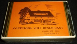 Vintage Commemorative Playing Cards Conestoga Mill Restaurant Bryn Mawr Pa New - £9.40 GBP