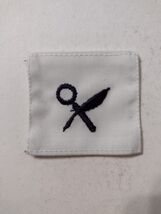 USN INTELLIGENCE SPECIALIST IS STRIKER RATING BLUE ON WHITE 1969   :KY21-1 - $3.17