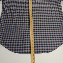Zachary Prell Long Sleeve Shirt Men’s Size XL Gray Blue Brown Plaid Button Up image 6
