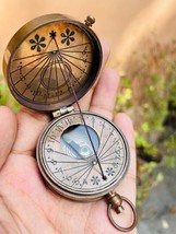 Marry Rose New Sundial Compass Vintage Pocket Style Nautical Gift - £24.82 GBP