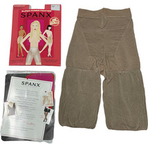 Spanx 915 Mid Thigh Shaper Tummy Control Nude Super Power Panties Slims ... - $27.18