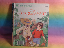 Vintage 1985 The Scarebunny A Little Golden Book Hardcover - £2.59 GBP