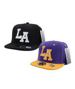 Los Angeles City Snap Back Hat Embroidered Casual Two Tone LA Baseball Cap - £7.91 GBP