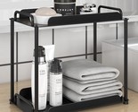 Bathroom Organizer Countertop,2-Tier Standing Rack Storage Shelf For Kit... - £37.95 GBP