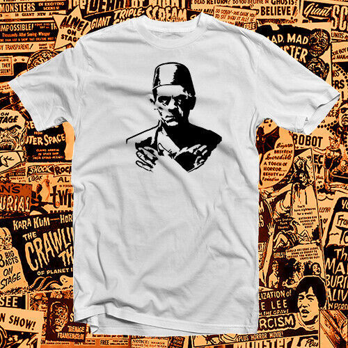 Boris Karloff COTTON T-Shirt Mummy Classic Monster Movie Wolfman Dracula