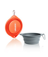 GOOPAWS 2 Pack Silicone Non-Skid Dog and Cat Bowl - £10.45 GBP