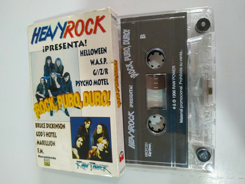 Heavy Rock Helloween W.A.S.P. Marillion F.M. 1996 - Tape Cassette Tape-
show ... Item image 4