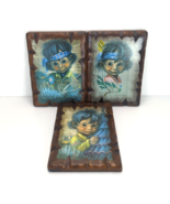 VNTG '71 Monte Art Prints Jimmy Jack Rabbit, Suzie Rainy Face &amp; Johnny B... - $55.24