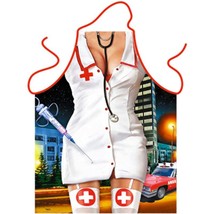 Funny Apron Nurse EMERGENCY Best Gift for Her Gift for Friends Joke Party Aprons - £22.37 GBP