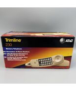 NEW Vintage AT&amp;T 230 Push Button Phone Trimline Ivory Wall Desk Décor Me... - $612.53 MXN