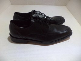 Kenneth Cole REACTION Mens Simplified Oxford Shoe Size 10.5 Color Black On Black - $56.09