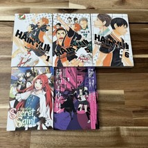 Manga Books Haikyuu!! (Vol 1 5 6)Tale Of The Secret Saint Danganronpa Vol 1 - £13.65 GBP