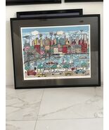 CITY PROMENADE Ltd. Ed.  by Charles Fazzino  3D serigraph on paper frame... - $3,465.00