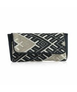Beige and Black Jacquard Clutch (11x6&quot;) Brand new in Plastic storage bag... - £15.17 GBP