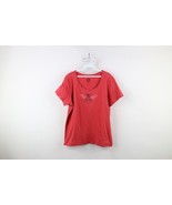 Life Is Good Womens Large Faded Spell Out Bumblebee Crusher Scoop Neck T... - $648.03 MXN