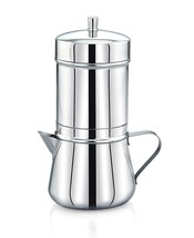 Stainless Steel Filter Coffee Maker Tea Pot/Coffee Kettle 190ML Brewed Coffee - £18.96 GBP