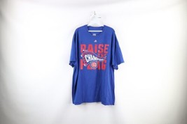 Majestic Mens 2XL Faded Spell Out 2016 NL Champs Chicago Cubs Baseball T... - £14.79 GBP