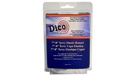 Dico Elastic Edge Terrycloth Bonnet for Backing Pads, 7-8&quot; - $19.87