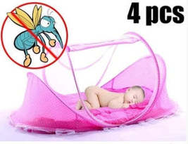 Baby foldable encrypted zipper mosquito net - £43.73 GBP