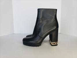 New Karl Lagerfeld Paris Lalana Leather Heeled Boots - £77.97 GBP