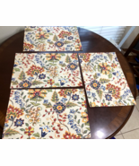 Mainstays Place Mats Set Of 4 New Floral Mulit-Color 12&quot; x 18&quot; - $14.97