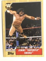 Jimmy Superfly Snuka WWE Heritage Topps Trading Card 2008 #76 - £1.54 GBP