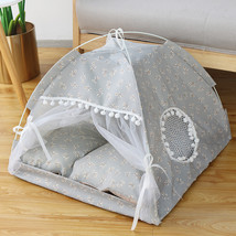 Washable Pet Puppy Kennel Dog Cat Tent, Pet Tent Bed, Pet Teepee Dog Cat Bed wit - £142.17 GBP