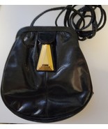Vintage~ Art Deco Style  Susan Gail Genuine Black Snake Bellido Clutch P... - $41.11 CAD